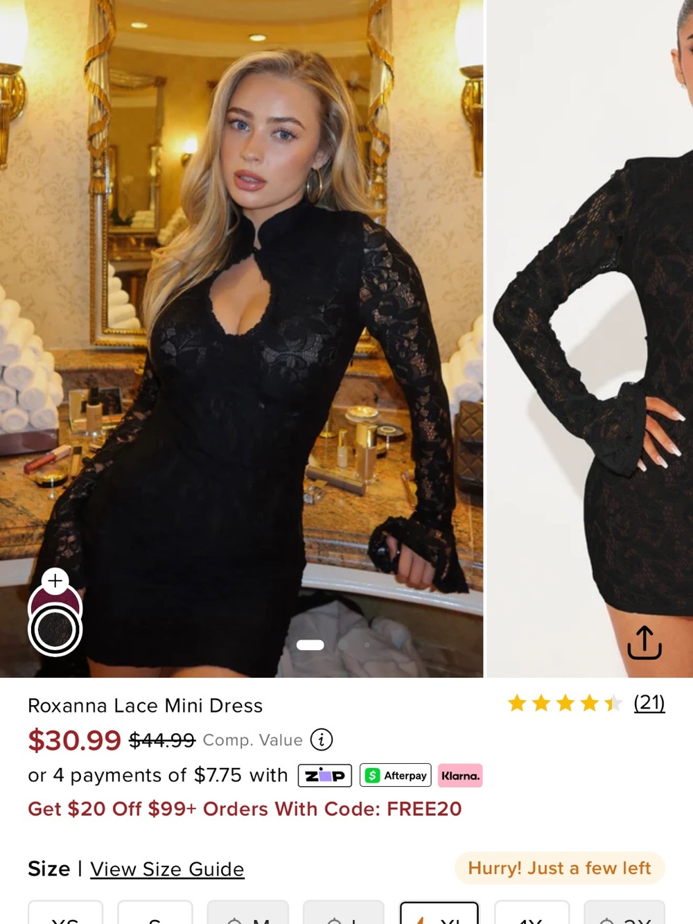 Fashion Nova - Roxanna Lace dress